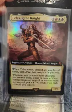 Terra Herald of Hope Celes Rune Knight Extended Foil Final Fantasy MTG - Image 3