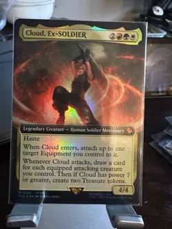 Cloud, Ex-SOLDIER (Extended Art) Commander: Final Fantasy Foil - Image 1
