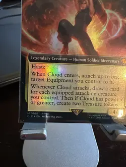 Cloud, Ex-SOLDIER (Extended Art) Commander: Final Fantasy Foil - Image 2