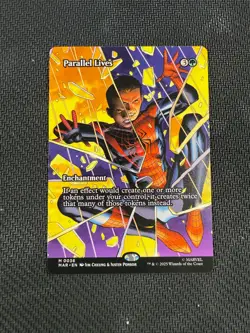 Borderless Parallel Lives MAR 0036 Eternal Mythic MTG Spider-Man - Image 1