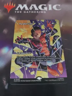 Mtg. Parallel Lives. Foil Borderless. Marvel Universe Eternal-Legal. Pack Fresh - Image 1