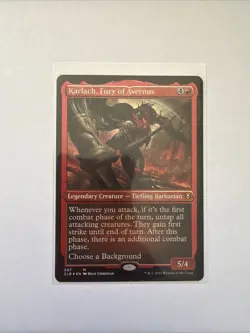 MTG Karlach, Fury of Avernus FOIL ETCHED Commander Legends Baldur's Gate 507 NM - Image 2