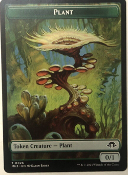 Plant Energy Reserve Double Side Token Modern Horizons 3 MTG Magic The Gathering - Image 1