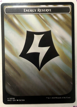 Plant Energy Reserve Double Side Token Modern Horizons 3 MTG Magic The Gathering - Image 2
