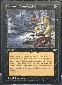 Demonic Consultation #121 Ice Age Regular Uncommon NM - Image 1
