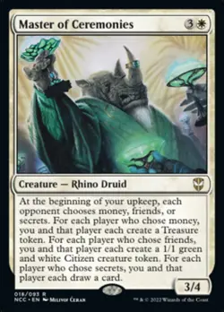 Master of Ceremonies [Streets of New Capenna Commander] Magic MTG - Image 1