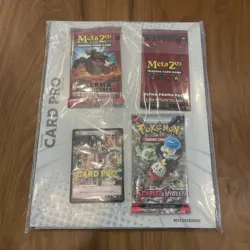 1x Sealed Card Pro + METAZOO Magazine Vol #1 ALPHA PROMO + DEMO + Pokemon Packs - Image 2