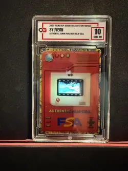 SYLVEON - AUTHENTIC 35MM FILM FRAME CELL FROM POKEMON THE MOVIE 2000 CG 10 - Image 1