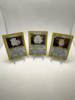 Vintage Holo Base Set 2 Pokemon ( Base Set ll) Pokemon Fairy Lot of 3 Cards - Image 2