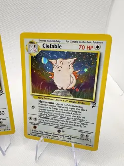 Vintage Holo Base Set 2 Pokemon ( Base Set ll) Pokemon Fairy Lot of 3 Cards - Image 5