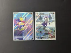Pokemon 2 Card Lot: Mienfoo 133/086 & Mienshao 134/086 Sv: White Flare IR Holos - Image 1