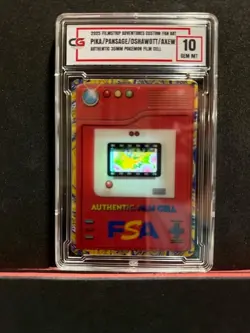 PIKACHU + AUTHENTIC 35MM FILM FRAME CELL FROM POKEMON THE MOVIE 2000 CG 10 - Image 1