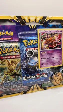 Pokemon XY 3-pack Blister Giratina Promo Factory Sealed New - Image 5