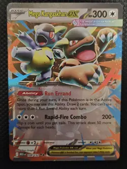 Mega Kangaskhan EX 104/132 Mega Evolutions Pokemon TCG Double Rare NM - Image 1