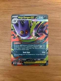 Mega Gengar EX 056/094 Pokemon TCG Phantasmal Flames Double Rare Lightly Played - Image 1