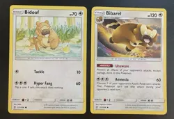 Bibarel 172/236 Bidoof Regular Uncommon SM Unified Minds Pokemon TCG NM/LP - Image 1