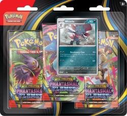 Pokemon TCG ME02 PHANTASMAL FLAMES 3 PACK BLISTER CASE Factory Sealed 24 ct - Image 3