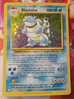 Blastoise 003/034 CLB Classic Collection English Holo Pokemon TCG NM - Image 1