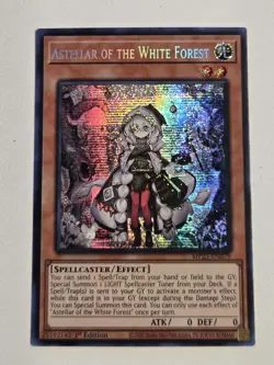 Astellar of the White Forest MP25-EN079 Prismatic Secret Rare Yugioh 1st Edition - Image 1