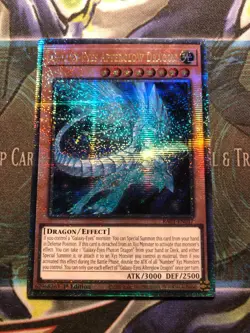 * GALAXY-EYES AFTERGLOW DRAGON * QUARTER CENTURY SECRET RARE RA01-EN017 YUGIOH! - Image 1