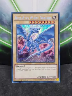 Yugioh Blue-Eyes White Dragon MVP1-ENS55 Secret Rare 1st Edition NM - Image 1