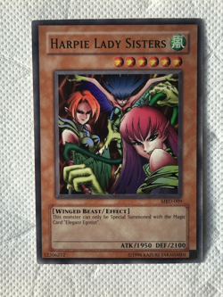 YUGIOH HARPIE LADY SISTERS MRD-009 HOLO NEVER PLAYED NM ATK/1950 DEF/2100 - Image 1