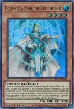 x3 Dogmatika Adin, the Enlightened - MP21-EN103 - Ultra Rare - 1st Edition Yu-Gi - Image 1