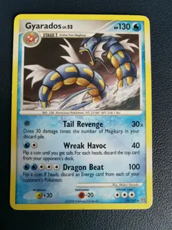 Pokemon Card Gyarados 19/100 D&P Stormfront Non-Holo Rare - Image 1