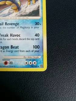 Pokemon Card Gyarados 19/100 D&P Stormfront Non-Holo Rare - Image 5