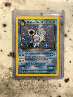 Pokemon Card - German Dark Blastoise Dunkles Turtok Team Rocket 3/82 Holo Rare - Image 1