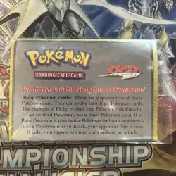 New Neo Genesis Sealed Pokemon Promo Card (2000) - Image 1