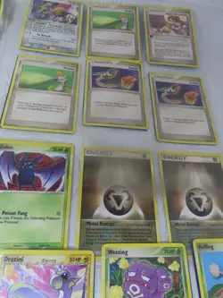 Pokemon 85 Card Lot In Plastic Sleeve Notebook Pages 2004-2006 - Image 5
