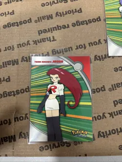 Topps 1999 Team Rocket Jesse Pokemon TV Card HV2 Blue Label (LP) - Image 2