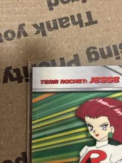 Topps 1999 Team Rocket Jesse Pokemon TV Card HV2 Blue Label (LP) - Image 3
