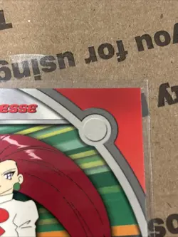 Topps 1999 Team Rocket Jesse Pokemon TV Card HV2 Blue Label (LP) - Image 4