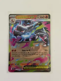 Mega Charizard X ex - 013/094 - Phantasmal Flames - Pokemon Card TCG - Image 1