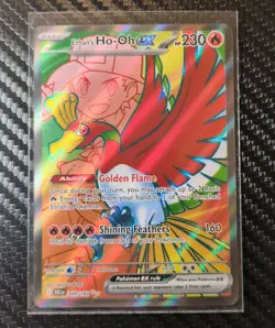 Pokemon TCG Ethan's Ho-Oh EX Card 209/182 Sv10: Destined Rivals - Image 1