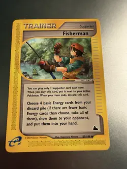Pokemon Card - Fisherman Skyridge 125/144 LP - Image 1
