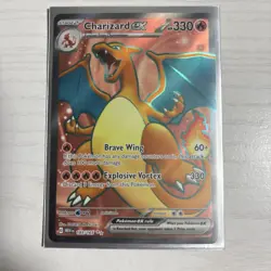 Pokemon TCG Charizard EX Holo Ultra Rare Card 183/165 Scarlet & Violet 151 - Image 2