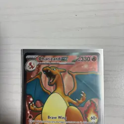 Pokemon TCG Charizard EX Holo Ultra Rare Card 183/165 Scarlet & Violet 151 - Image 5