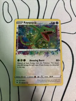Rayquaza 138/185 TGC Pokemon Card From Vivid Voltage Set, In Good Condition. - Image 1