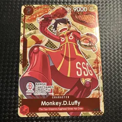Monkey D Luffy Bandai Card Games Fest 24-25 P-080 One Piece Promo Cards - Image 2