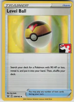Pokemon TCG Level Ball Uncommon Prize Pack Series Cards 129/163 - Image 1