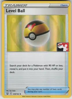 Pokemon TCG Level Ball Uncommon Prize Pack Series Cards 129/163 - Image 1
