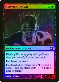 Oblivion Crown FOIL Future Sight NM Black Common MAGIC GATHERING CARD ABUGames - Image 1