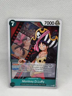 Monkey.D.Luffy OP02-041 R Foil Paramount War 2023 One Piece Card Game NM Rare - Image 1
