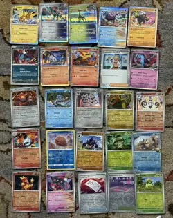 Pokemon TCG 86 Card Lot English - Holo & Reverse Holo - NO BASE - Image 1