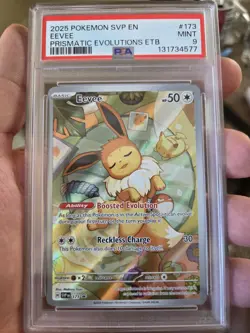 PSA 9 GRADED Eevee 173 Sv: Scarlet & Violet Promo Cards Holo - Image 1