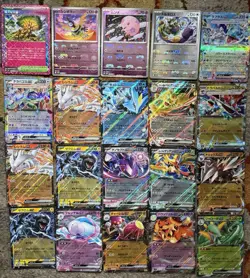 Pokemon TCG Lot 75 Card Japanese AR ACE SR RR Holo Master Ball & More - No Base - Image 1