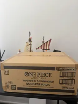 One Piece Card Game Emperors Booster Box Case sealed 12 Boxes OP-09(opened case) - Image 1